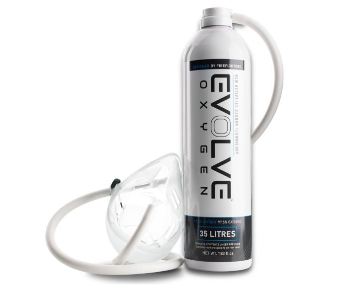 Evolve Oxygen 35L + zuurstofmasker main product photo