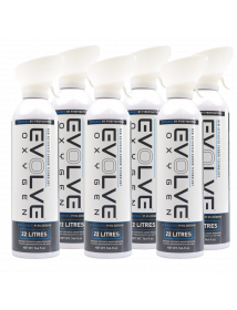 Evolve Oxygen 6x 22 liter zuurstof